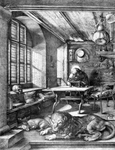 Saint Jérôme dans sa cellule, Albrecht Dürer